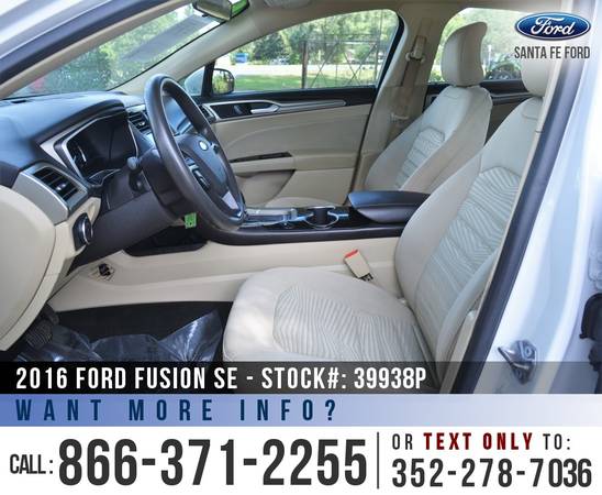 *** 2016 Ford Fusion SE *** SYNC - Bluetooth - Touchscreen - Camera for sale in Alachua, GA – photo 13
