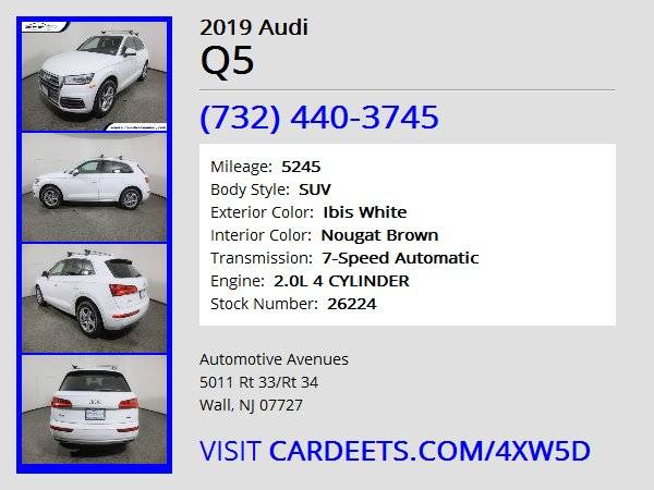 2019 Audi Q5, Ibis White - cars & trucks - by dealer - vehicle... for sale in Wall, NJ – photo 22