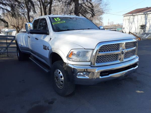 2015 Ram 3500 crew cab Dually, Lariat - - by dealer for sale in Klamath Falls, OR – photo 2