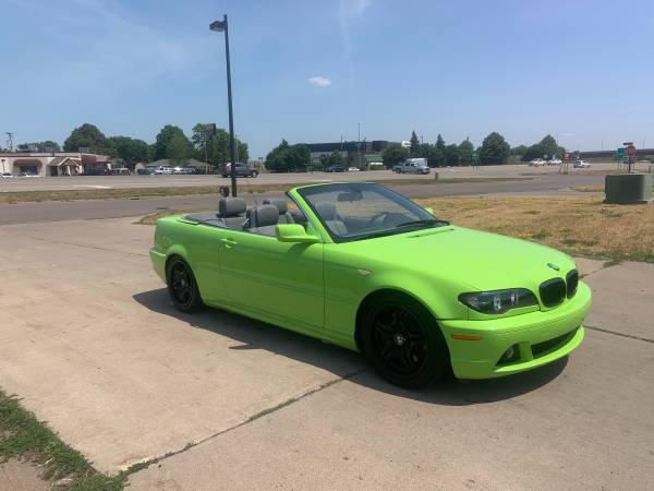 2004 BMW 330CI convertible Only 130K Miles M3 rims Lime green for sale in Osseo, MN – photo 18