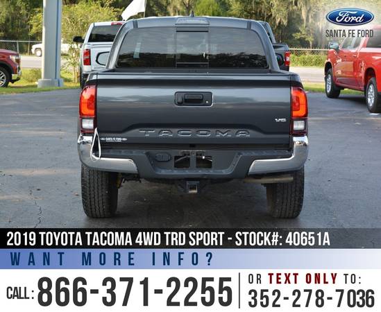 *** 2019 TOYOTA TACOMA 4WD TRD SPORT *** Cruise Control -... for sale in Alachua, FL – photo 6