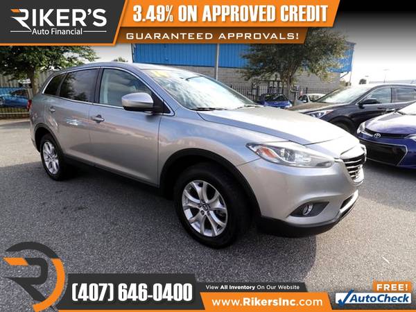$153/mo - 2014 Mazda CX-9 Touring - 100 Approved! - cars & trucks -... for sale in Kissimmee, FL – photo 7
