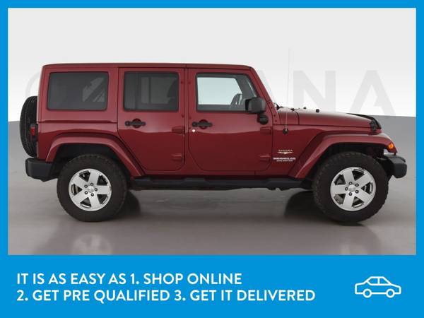2012 Jeep Wrangler Unlimited Sahara Sport Utility 4D suv Red for sale in Cleveland, OH – photo 10
