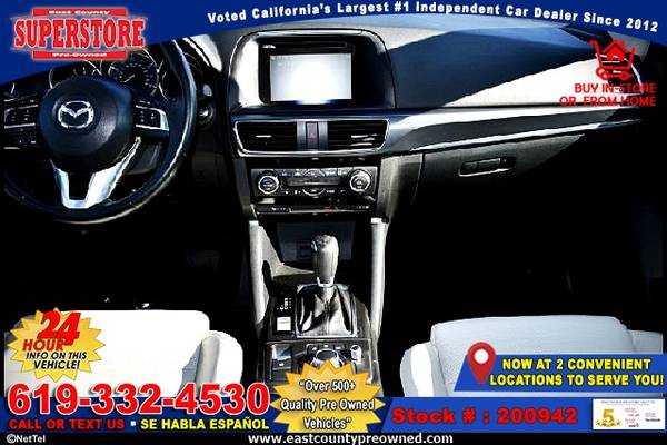 2016 MAZDA CX-5 GRAND TOURING SUV-EZ FINANCING-LOW DOWN! - cars &... for sale in El Cajon, CA – photo 17