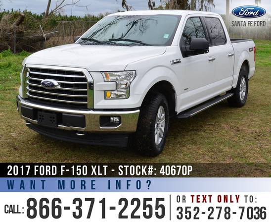 2017 Ford F150 XLT Touchscreen - Ecoboost - Camera - cars & for sale in Alachua, GA – photo 3