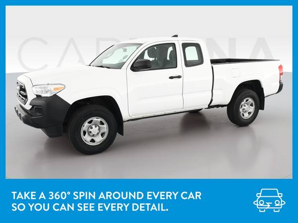 2017 Toyota Tacoma Access Cab SR Pickup 4D 6 ft pickup White for sale in Oklahoma City, OK – photo 3