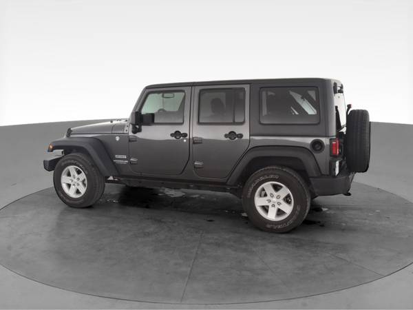 2017 Jeep Wrangler Unlimited Sport SUV 4D suv Black - FINANCE ONLINE... for sale in irving, TX – photo 6