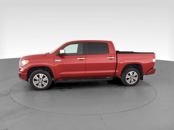 2014 Toyota Tundra CrewMax Platinum Pickup 4D 5 1/2 ft pickup Red for sale in Other, OR – photo 4