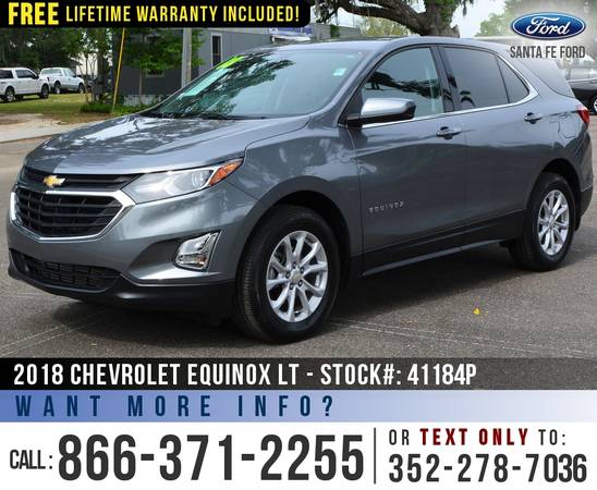 2018 CHEVY EQUINOX LT Push to Start - Backup Camera - Onstar for sale in Alachua, FL – photo 3