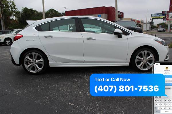 2017 Chevrolet Chevy Cruze Premier Auto Instant Approvals! Minimal... for sale in Orlando, FL – photo 15
