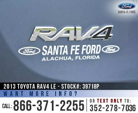 2013 TOYOTA RAV4 LE AWD ***Backup Camera, Bluetooth, Toyota SUV *** for sale in Alachua, FL – photo 9