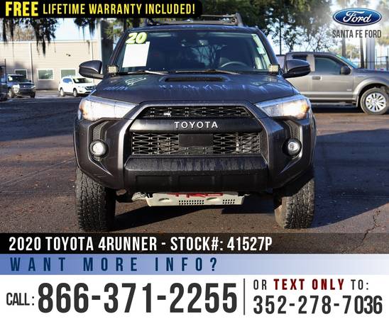 2020 TOYOTA 4RUNNER TRD PRO Skid Plate, Sunroof, WiFi - cars for sale in Alachua, FL – photo 2