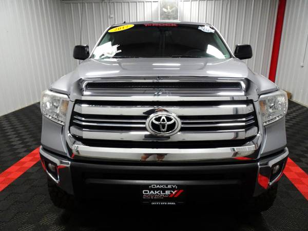 2017 Toyota Tundra 4WD CREW MAX T-ROCK pickup Silver - cars & trucks... for sale in Branson West, AR – photo 7