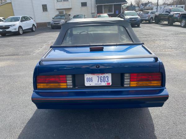 1987 CHEVY CAVALIER RS CONVERTIBLE GARAGE KEPT - - by for sale in warren, OH – photo 4