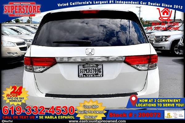 2014 HONDA ODYSSEY EX-L mini-van-EZ FINANCING-LOW DOWN! - cars &... for sale in El Cajon, CA – photo 4