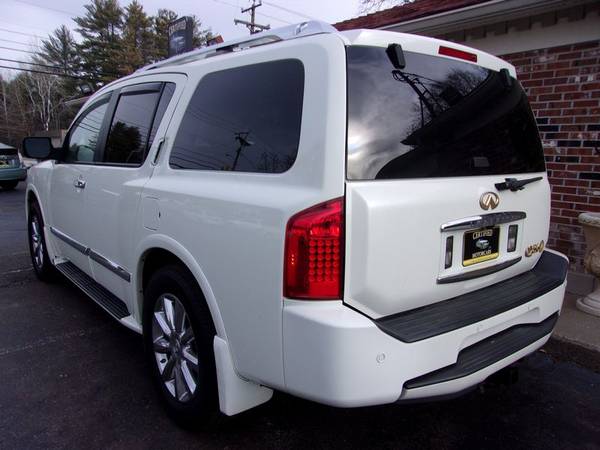 2010 Infini QX56 4x4, 133k Miles, Auto, White/Tan, Nav, P Roof,... for sale in Franklin, NH – photo 5
