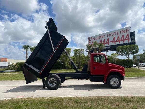 1997 Freightliner FL-80 Dump Truck 5 9 Cummins Red - cars & for sale in West Palm Beach, SC – photo 18