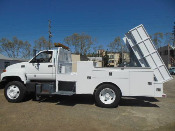 2001 Chevy Utility Service Dump Truck 328 - - by for sale in San Leandro, CA – photo 9