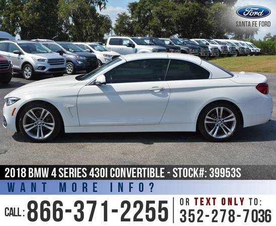 *** 2018 BMW 4 Series 430i *** Bluetooth - Leather Seats - SiriusXM for sale in Alachua, FL – photo 4
