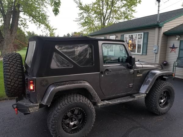 2017 jeep jk 2 dr freedom edition. Teraflexed for sale in Thomson, IA – photo 3