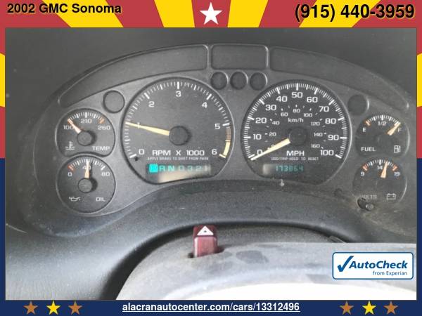 2002 GMC Sonoma Crew Cab 123" WB 4WD SLS *Best Prices In Town* -... for sale in El Paso, TX – photo 13
