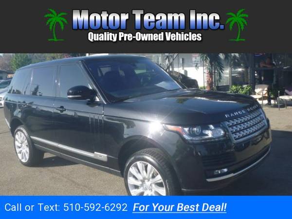 2016 Land Rover Range Rover Supercharged LWB Black GOOD OR BAD CREDIT! for sale in Hayward, CA