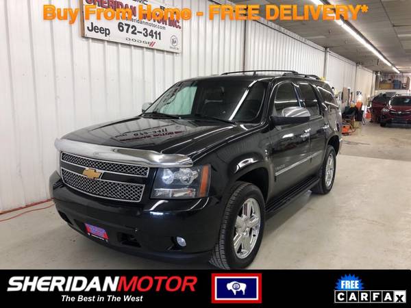 2013 Chevrolet Chevy Tahoe LTZ Black - AD153210 WE DELIVER TO MT & for sale in Sheridan, MT – photo 3