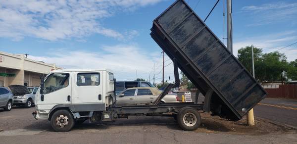 2002 ISUZU NPR FUSO, diesel dump truck for sale in Phoenix, AZ – photo 8