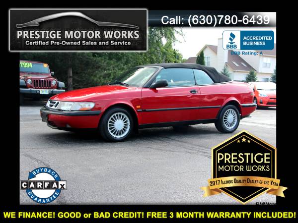 1995 Saab 900! Clean Carfax! First $1500 CASH TAKES IT HOME! for sale in Naperville, IL