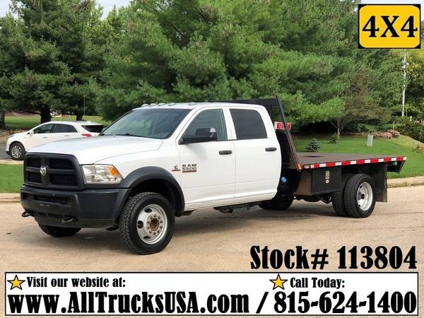 FLATBED & STAKE SIDE TRUCKS CAB AND CHASSIS DUMP TRUCK 4X4 Gas for sale in Lafayette, LA – photo 6