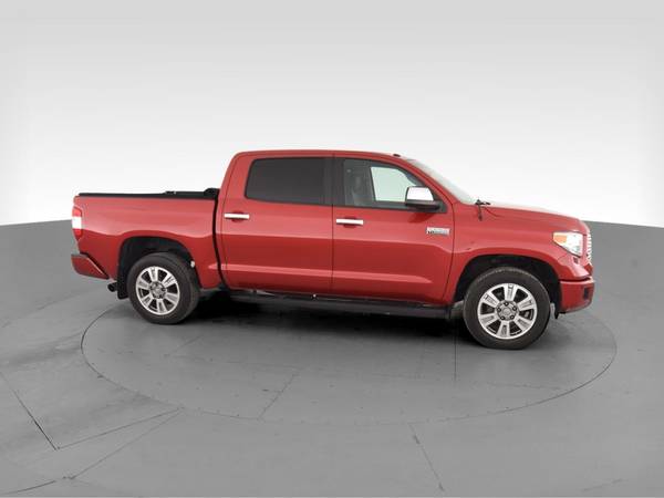 2014 Toyota Tundra CrewMax Platinum Pickup 4D 5 1/2 ft pickup Red for sale in Fort Myers, FL – photo 13