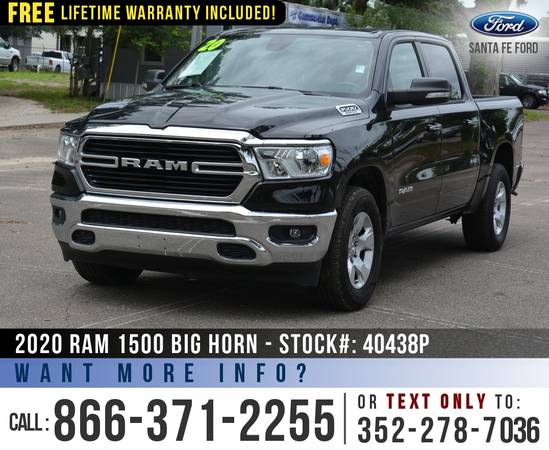 2020 RAM 1500 BIG HORN 4WD Camera, Cruise, Homelink - cars & for sale in Alachua, FL – photo 3