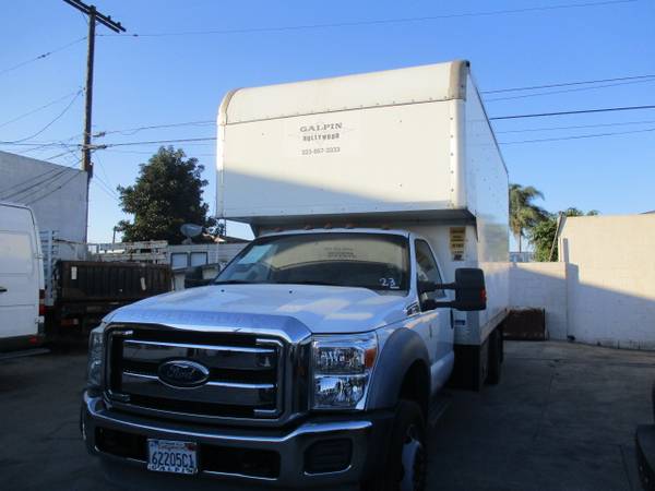 2011 FORD F550 XLT 20FT 3 TON MOVING GRIP BOX TRUCK LIFTGATE 110K... for sale in Gardena, CA – photo 3