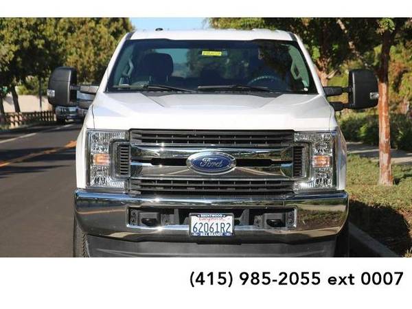 2019 Ford Super Duty F-250 truck XLT 4D Crew Cab (White) for sale in Brentwood, CA – photo 7
