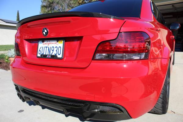 2011 BMW 135I Msport 6 MT Crimson Red canyon carver/DD, 62,214 Miles... for sale in Oceanside, CA – photo 13