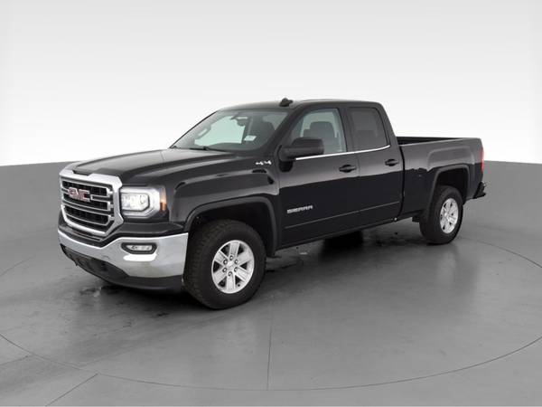 2018 GMC Sierra 1500 Double Cab SLE Pickup 4D 6 1/2 ft pickup Black... for sale in Worcester, MA – photo 3