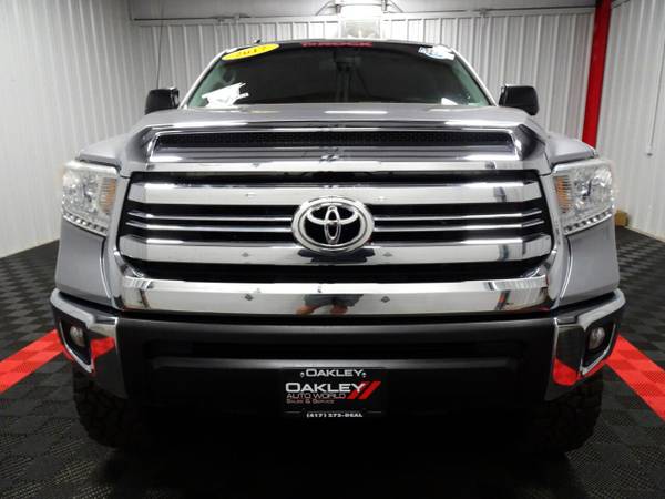 2017 Toyota Tundra 4WD CREW MAX T-ROCK pickup Silver - cars & trucks... for sale in Branson West, AR – photo 8