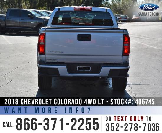 *** 2018 Chevrolet Colorado 4WD LT *** Bedliner - Onstar -... for sale in Alachua, FL – photo 6