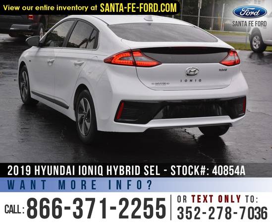 2019 Hyundai Ioniq Hybrid SEL Camera - Cruise - Push To for sale in Alachua, FL – photo 5