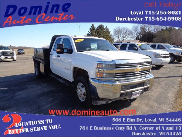 2015 Chevrolet Silverado 3500HD 4X4 DUALLY FLATBED RUST FREE for sale in Loyal, MN – photo 18
