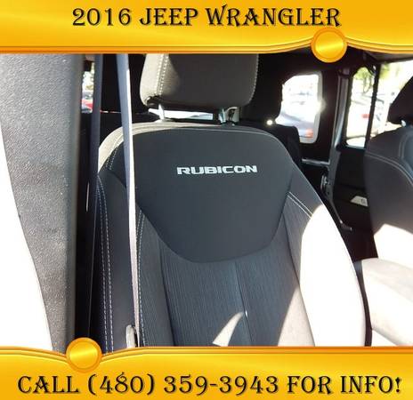 2016 Jeep Wrangler Unlimited Rubicon - Low Rates Available! for sale in Avondale, AZ – photo 7