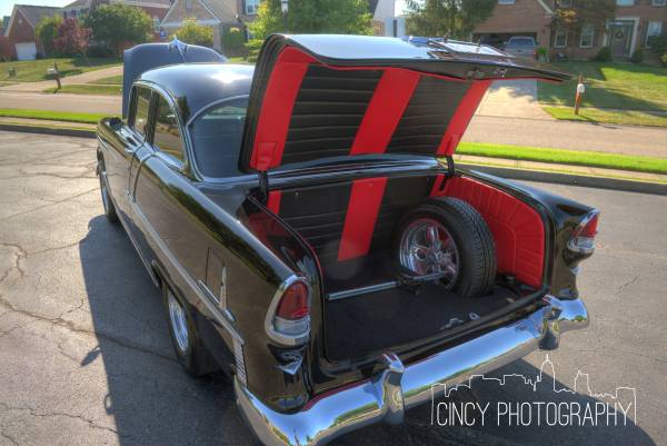 Black Classic 1955 Chevrolet - Invested over $12,000 for sale in Camp Dennison, OH – photo 18