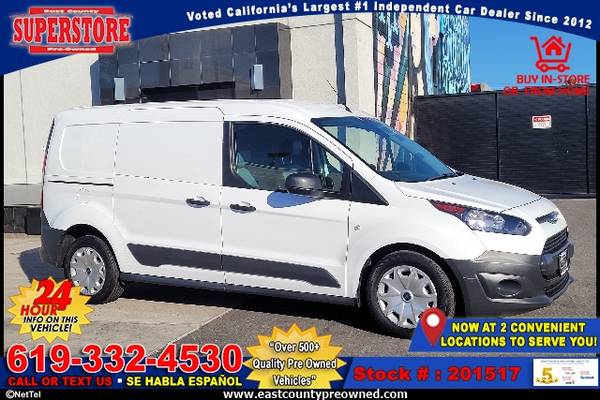2018 FORD TRANSIT CONNECT XL-EZ FINANCING-LOW DOWN! - cars & trucks... for sale in El Cajon, CA – photo 4