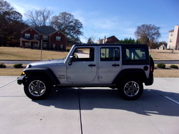 2018 jeep wrangler 4x4 unlimited sport w/rhd 1 owner sharp - cars for sale in Riverdale, GA – photo 2