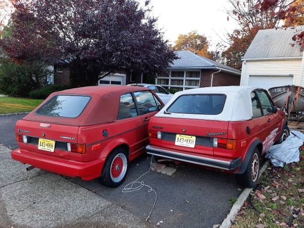 1988 VW MK 1 and 1987 MK 1 cabriolet - cars & trucks - by owner -... for sale in Elmwood Park, NJ – photo 3