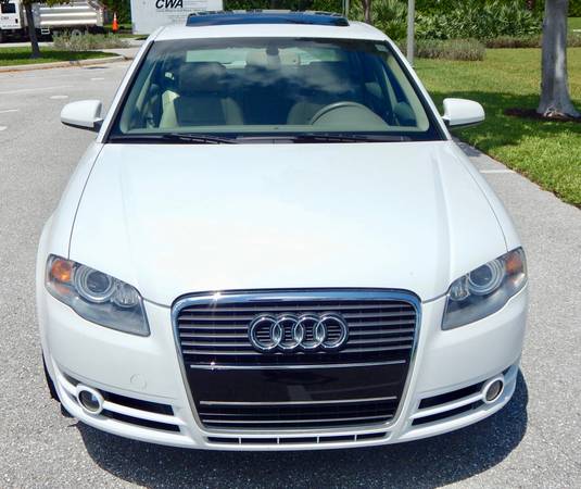 2007 AUDI A4 2.0L TURBO AUTO WHITE ON BEIGE CLEAN TITLE LOW MILES NICE for sale in LAKE PATK, FL – photo 9
