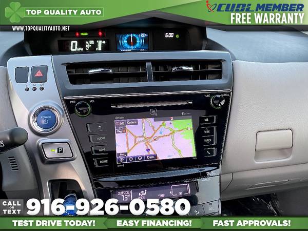 2017 Toyota Prius v Five Hybrid for only $17,495 - cars & trucks -... for sale in Rancho Cordova, CA – photo 15