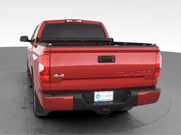 2014 Toyota Tundra CrewMax Platinum Pickup 4D 5 1/2 ft pickup Red for sale in Fort Myers, FL – photo 8