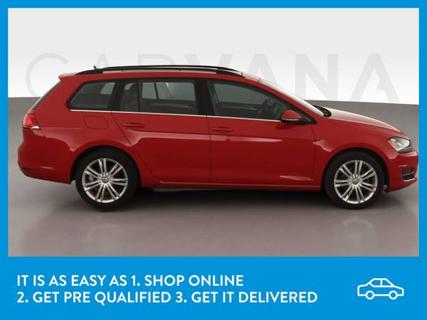 2015 VW Volkswagen Golf SportWagen TDI S Wagon 4D wagon Red for sale in Other, OR – photo 10