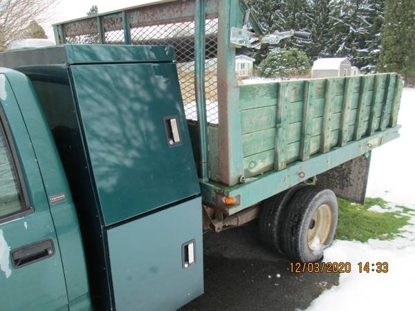 1993 GMC 3500 diesel 4x4 dump bed - cars & trucks - by owner -... for sale in Big Run PA, PA – photo 3